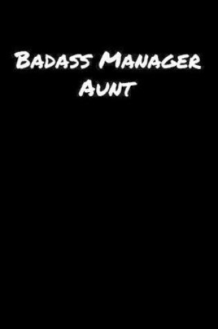 Cover of Badass Manager Aunt