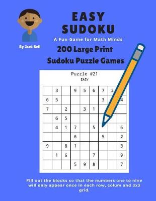 Book cover for Easy Sudoku A Fun Game for Math Minds