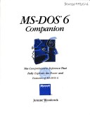 Book cover for Microsoft MS-DOS 6.0 Companion