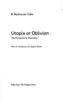 Book cover for Utopia or Oblivion