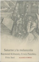 Book cover for Saturno y La Melancolia