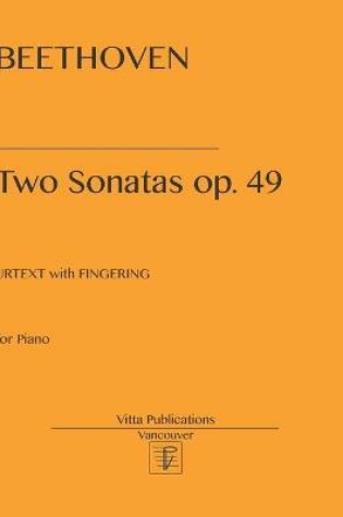 Cover of Beethoven Two sonatas op. 49