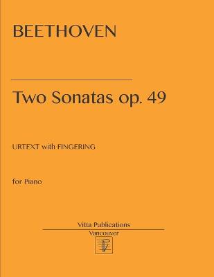 Book cover for Beethoven Two sonatas op. 49