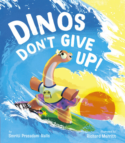 Book cover for Dinos Don't Give Up!