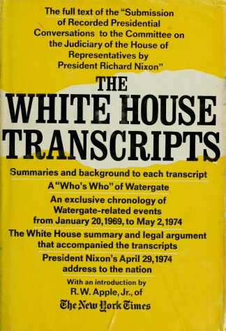 Book cover for White House