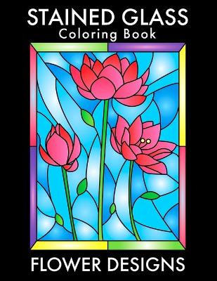 Book cover for Stained Glass Coloring Book