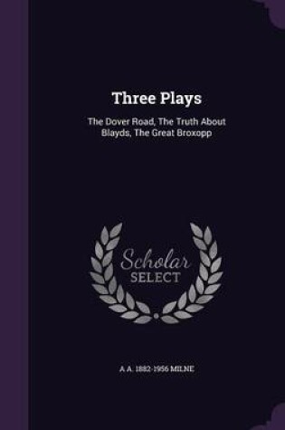 Cover of Three Plays