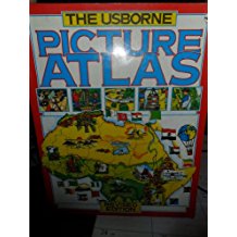 Book cover for The Usborne Picture Atlas