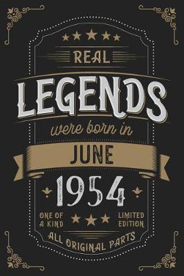 Book cover for Real Legends were born in June 1954