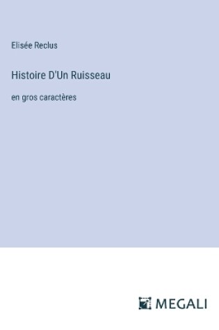 Cover of Histoire D'Un Ruisseau