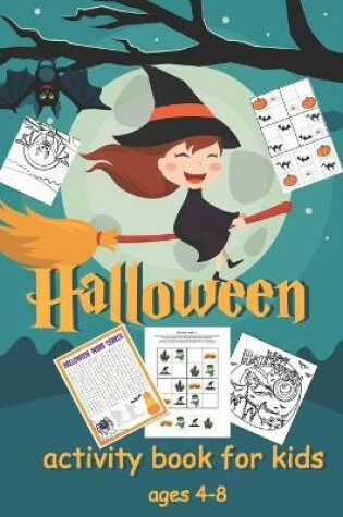 Cover of Halloween Activity Books for Kids