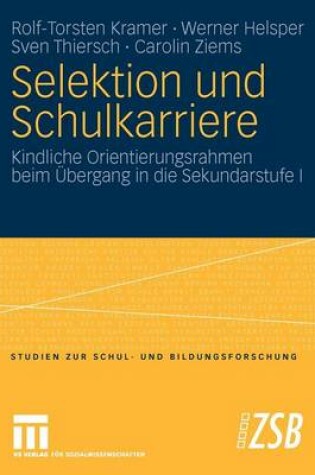 Cover of Selektion Und Schulkarriere