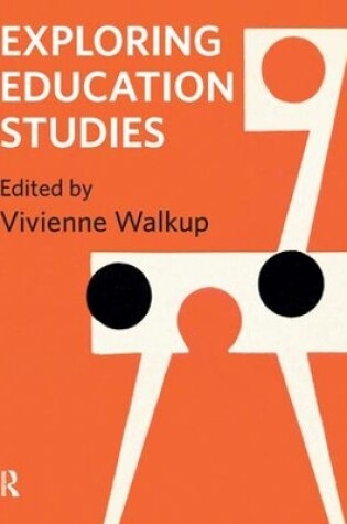 Cover of Exploring Education Studies