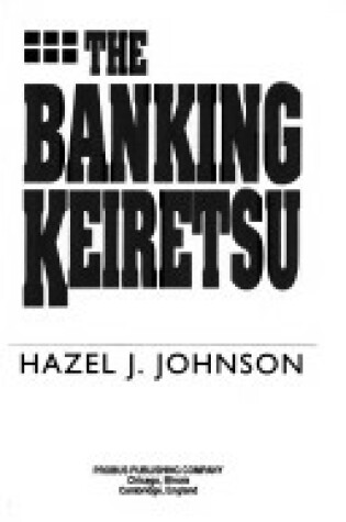 Cover of Banking Keiretsu