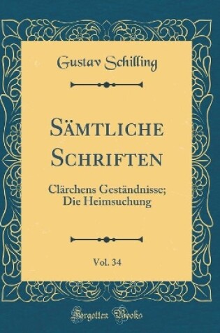 Cover of Sämtliche Schriften, Vol. 34