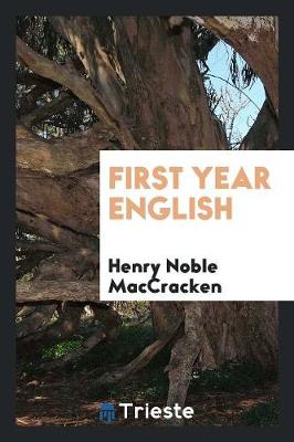 Book cover for First Year English