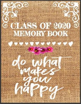 Book cover for Class Of 2020 Memory Book