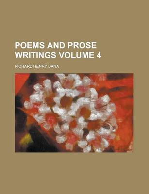 Book cover for Poems and Prose Writings Volume 4