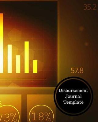 Book cover for Disbursement Journal Template