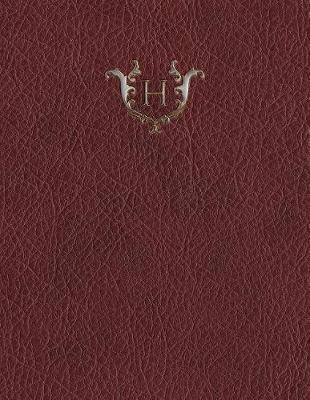 Cover of Monogram "H" Grid Sketchbook