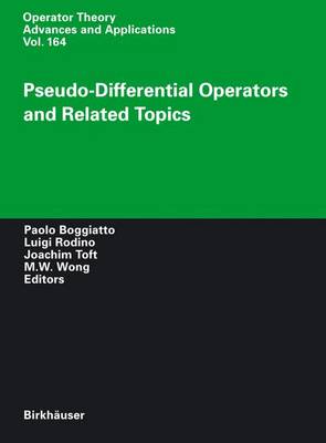 Cover of Pseudo-Differential Operators and Related Topics