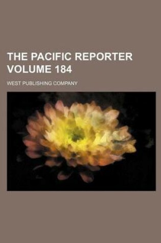Cover of The Pacific Reporter Volume 184