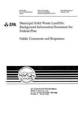 Cover of Background Information Document For Federal Plan Public Comments And Responses