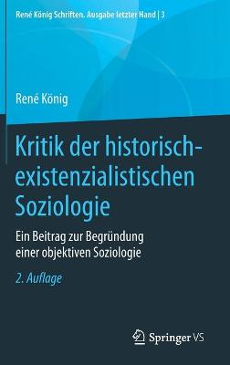 Cover of Kritik der historisch-existenzialistischen Soziologie