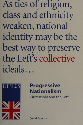 Cover of Progressive Nationalism