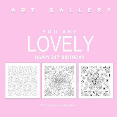 Book cover for You Are Lovely Happy 24th Birthday