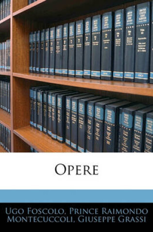 Cover of Opere