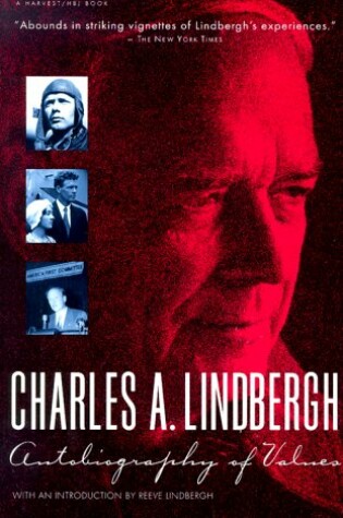 Cover of Charles A. Lindbergh: Autobiography of Values