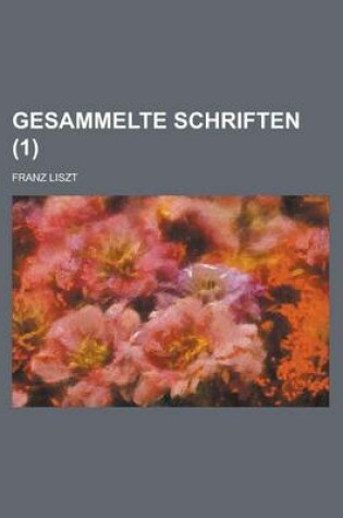 Cover of Gesammelte Schriften (1)