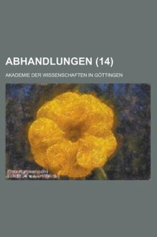 Cover of Abhandlungen (14)