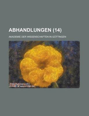 Book cover for Abhandlungen (14)