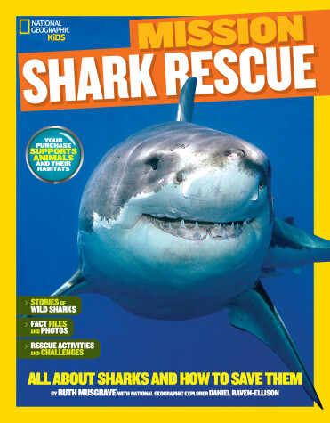 Book cover for National Geographic Kids Mission: Shark Rescue