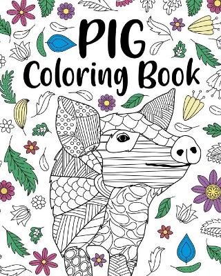 Book cover for Pig Coloring Book