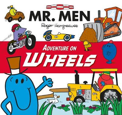 Book cover for Mr. Men Adventure on Wheels