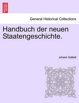 Book cover for Handbuch Der Neuen Staatengeschichte.