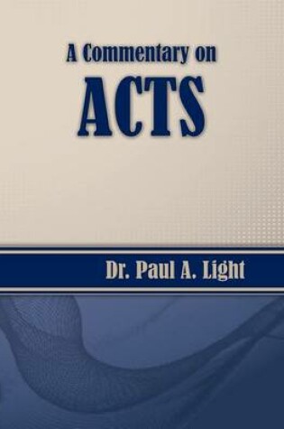 Cover of A Commentary on Acts