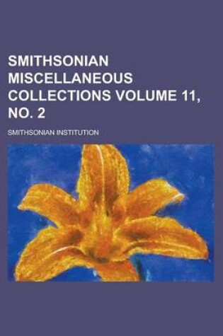 Cover of Smithsonian Miscellaneous Collections Volume 11, No. 2