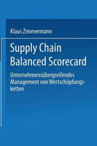 Cover of Supply Chain Balanced Scorecard