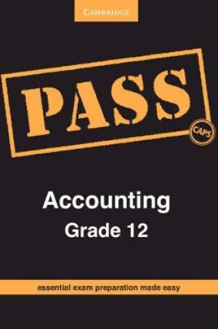 Cover of PASS Accounting Grade 12 English