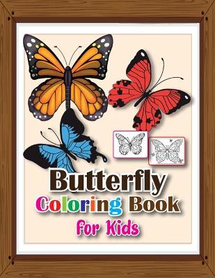 Book cover for Butterfly Coloring Book for Kids