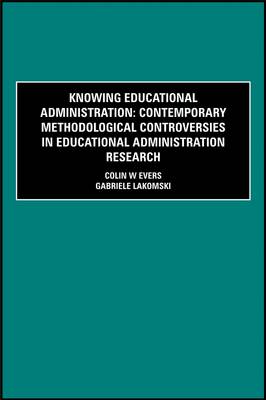 Book cover for Knowing Educational Administration