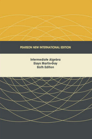 Cover of Intermediate Algebra PNIE, plus MyMathLab without eText