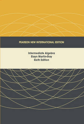 Book cover for Intermediate Algebra PNIE, plus MyMathLab without eText