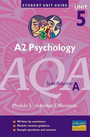 Cover of A2 Psychology  AQA Specification A