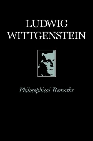 Cover of Philosophical Remarks