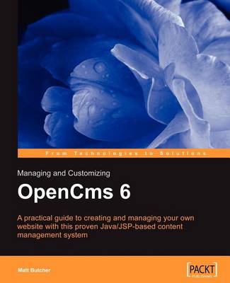 Book cover for Managing and Customizing Opencms 6